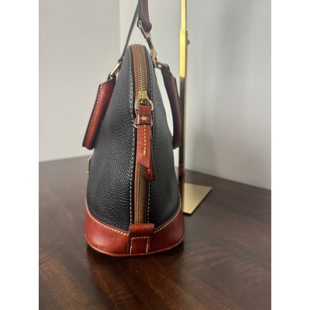 Dooney & Bourke Pebble Grain Zip Zip Satchel EUC - Picture 4 of 16